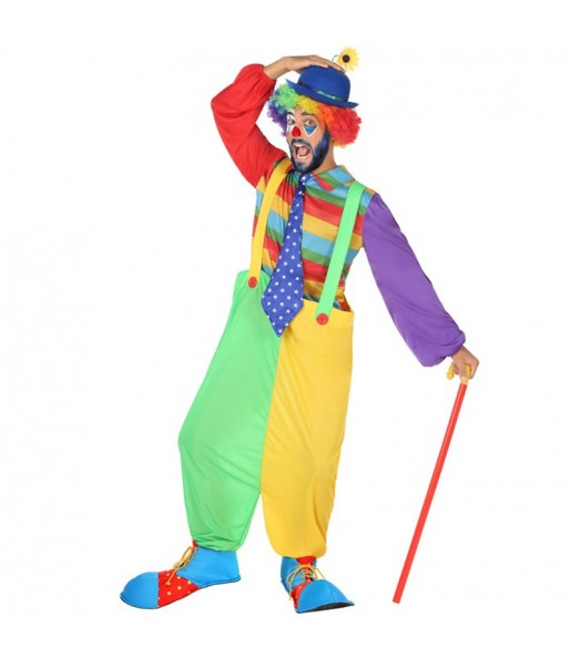 Zirkus Clown Erwachseneverkleidung für einen Faschingsabend