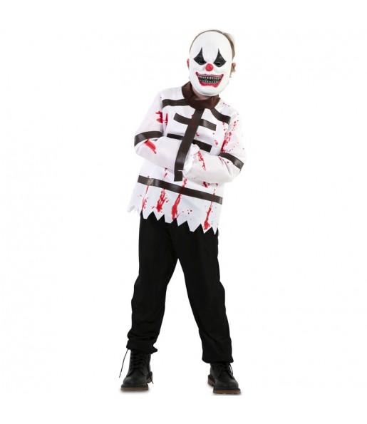 Verrückter Clown Kostüm für Jungen