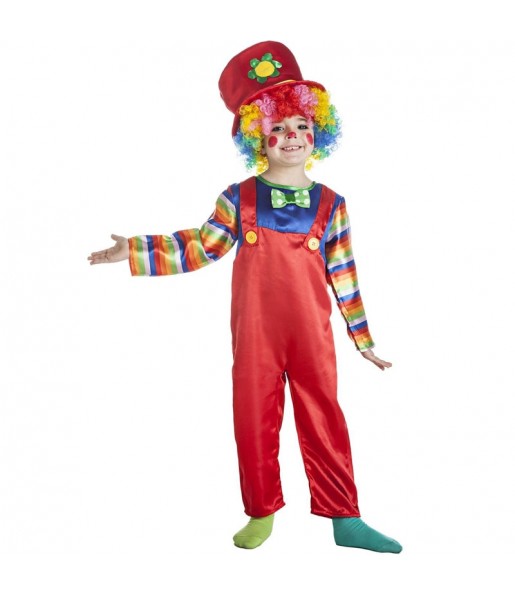 Roter Clown Kinderverkleidung, die sie am meisten mögen