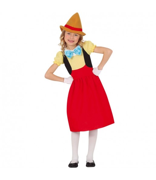Pinocchio Kostüm für Mädchen