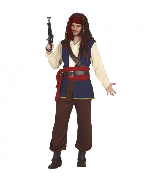 Pirat Sparrow Kostüm für Herren