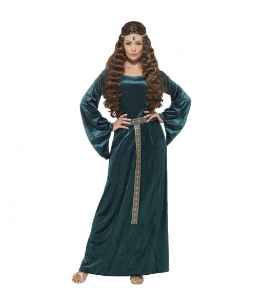 Kostüm Sie sich als Mittelalterliche Prinzessin Leonilde Kostüm für Damen-Frau für Spaß und Vergnügungen