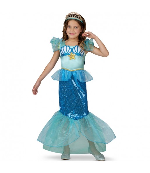 Meerjungfrau Prinzessin Kostüm für Mädchen