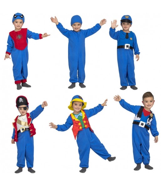 Quick n Fun blau Kinderverkleidung, die sie am meisten mögen