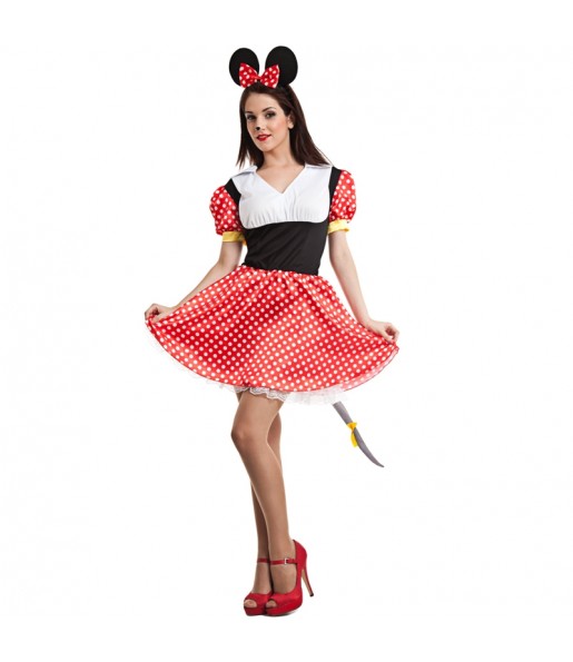 Kostüm Sie sich als Minnie Maus Kostüm für Damen-Frau für Spaß und Vergnügungen