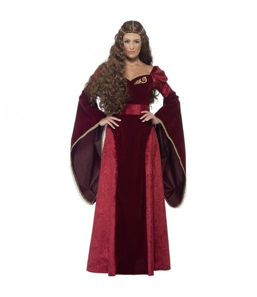 Kostüm Sie sich als Mittelalterliches Königin Kostüm für Damen-Frau für Spaß und Vergnügungen