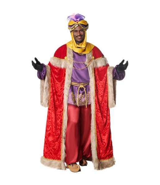 Heiliger König Balthasar rot Kostüm für Herren