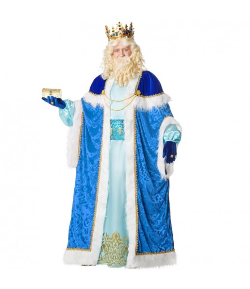 Heiliger König Melchior blau Kostüm für Herren