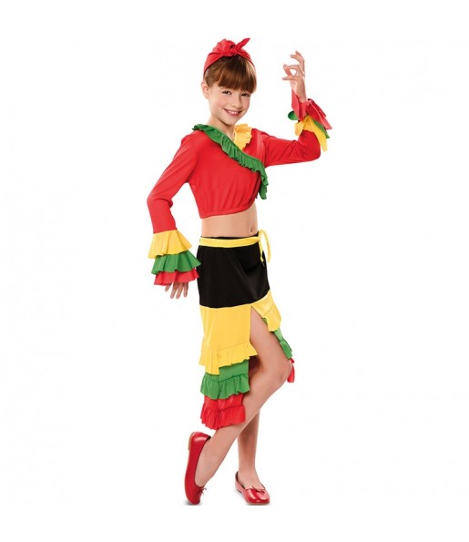 Farben Rumba-Tänzerin Mädchenverkleidung, die sie am meisten mögen