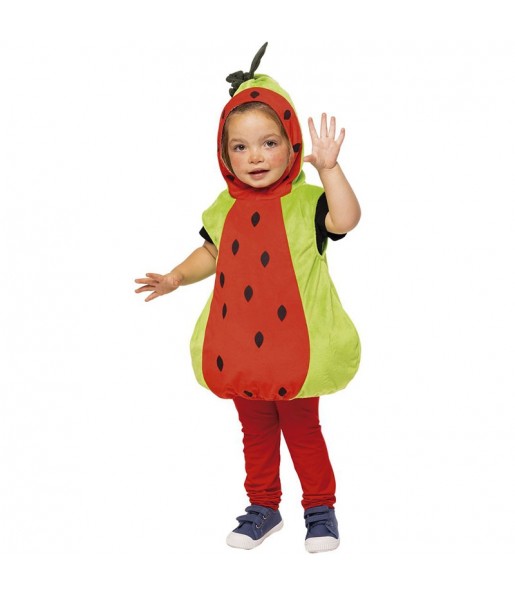 Wassermelone rot Kostüm für Babys