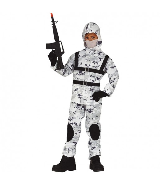 Arktischer Soldat Kostüm für Kinder