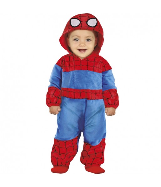 Spiderman warm Kostüm für Babys