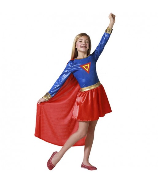 Superheldin Comic Kostüm für Mädchen
