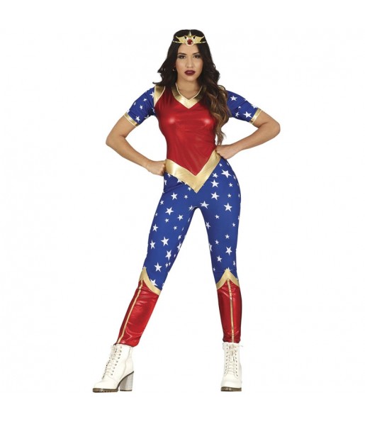 Superheldin Wonder Woman Kostüm für Damen