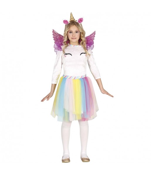 Rainbow Einhorn Kostüm für Mädchen