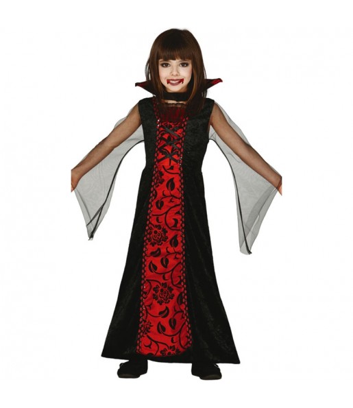 Verkleiden Sie die Vampirin GräfinMädchen für eine Halloween-Party