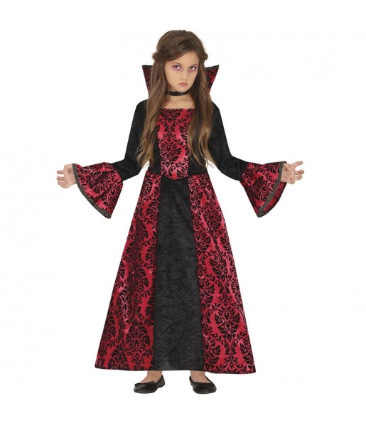 Geheimnisvolle Vampirin Kostüm für Mädchen