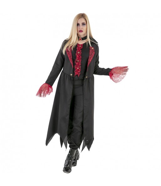 Eleganter Vampirin Kostüm für Damen