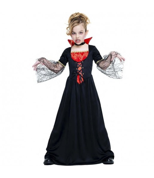 Unheimliche Vampirin Kostüm für Mädchen