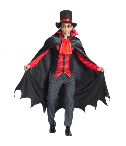 Verkleidung Viktorianischer Vampir Erwachsene für einen Halloween-Abend