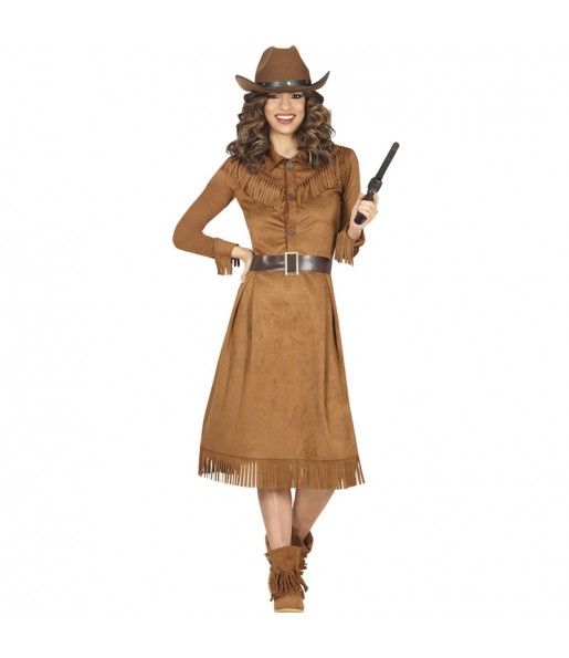 Far West Cowgirl Kostüm für Damen