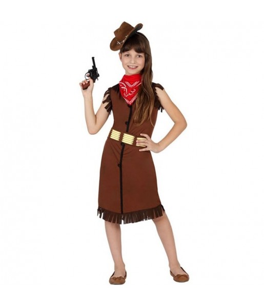 Günstiges Cowgirl Sheriff Mädchenverkleidung, die sie am meisten mögen