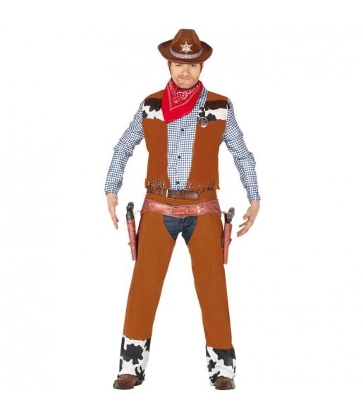 Rodeo Cowboy Erwachseneverkleidung für einen Faschingsabend