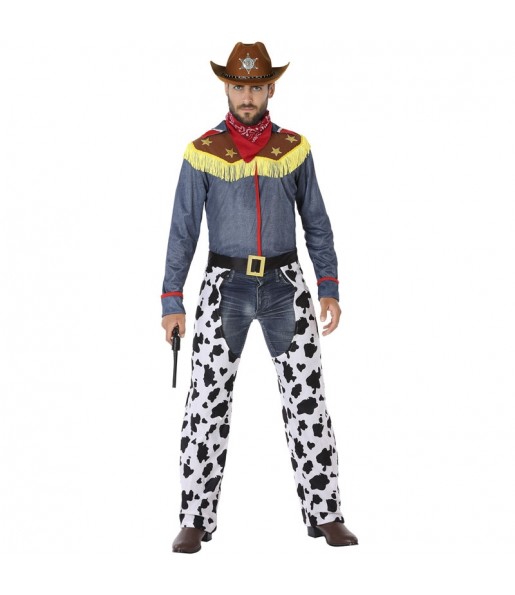 Toy Story Cowboy Erwachseneverkleidung für einen Faschingsabend