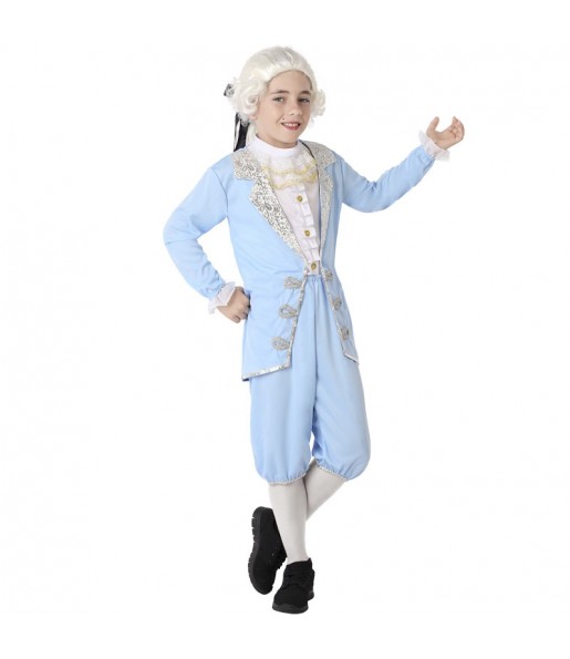 Vintage blaues venezianisches Kinderverkleidung, die sie am meisten mögen