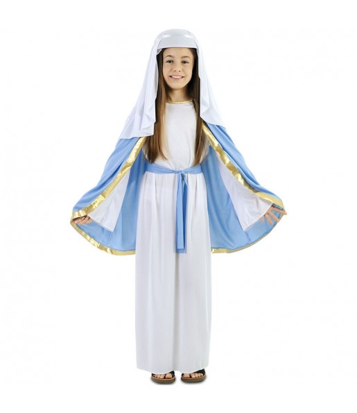 Jungfrau Maria am Portal von Bethlehem Kostüm für Mädchen