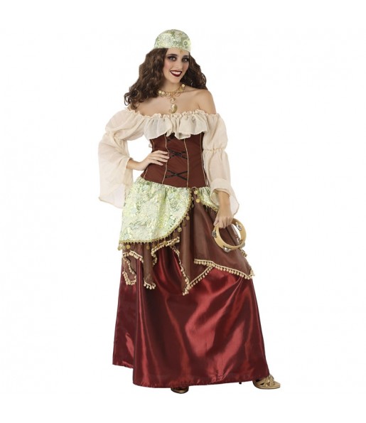 Kostüm Sie sich als Zigeuner Wahrsagerin Kostüm für Damen-Frau für Spaß und Vergnügungen