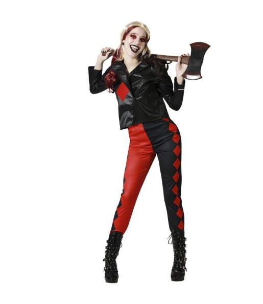 Harley Quinn Rhombus Kostüm für Damen