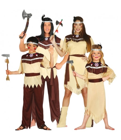 Cheyenne-Indianer Kostüme für Gruppen und Familien