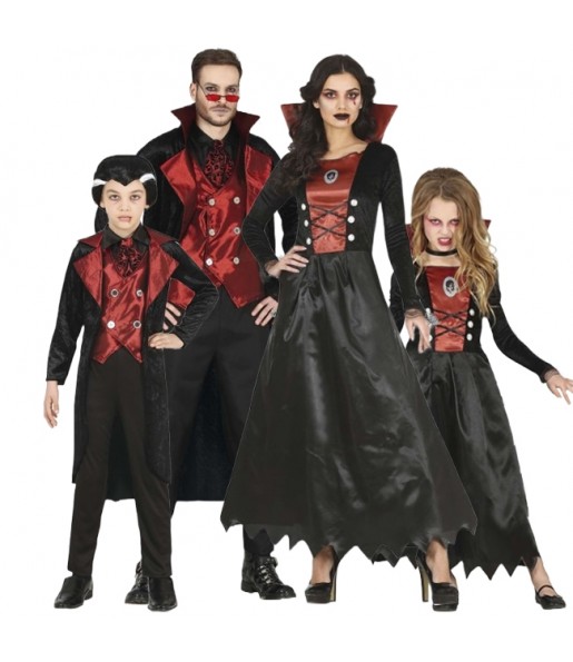 Vampire der Finsternis Kostüme für Gruppen und Familien