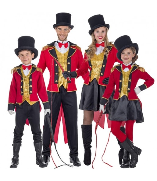 Zirkusdompteure Kostüme für Gruppen und Familien