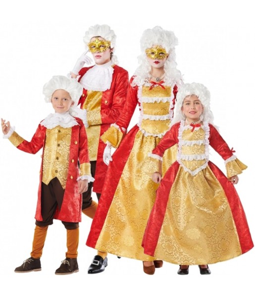 Ludwig XVI. und Marie Antoinette Kostüme für Gruppen und Familien
