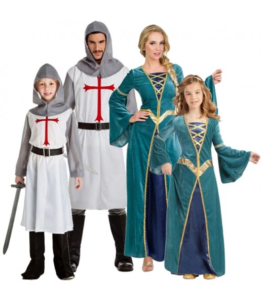 Mittelalterliche Kostüme für Gruppen und Familien