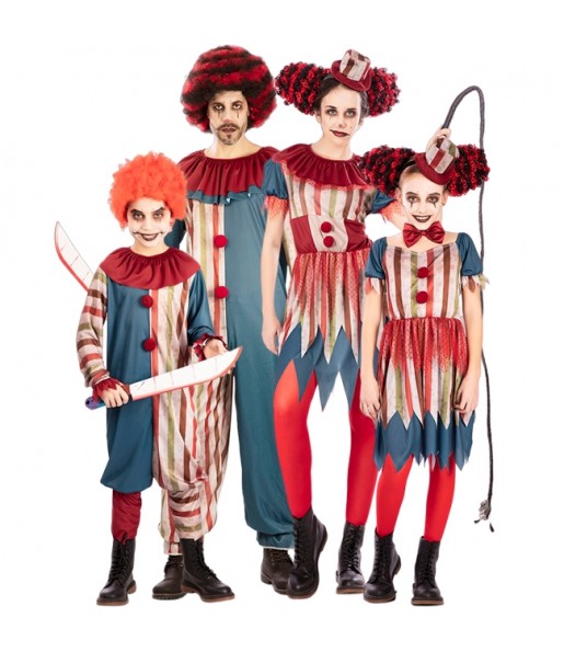 Gruppe von Clowns Zirkus des Terrors