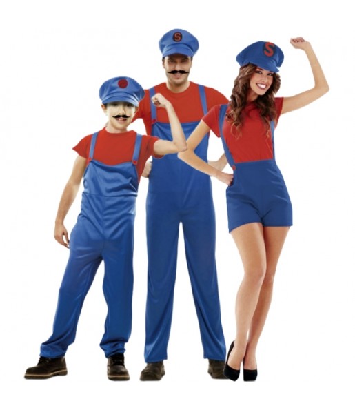 Super Mario Bros Kostüme für Gruppen und Familien