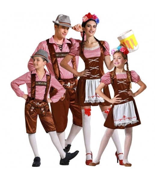 Gruppe von Deutsche Oktoberfest-Bajuwaren