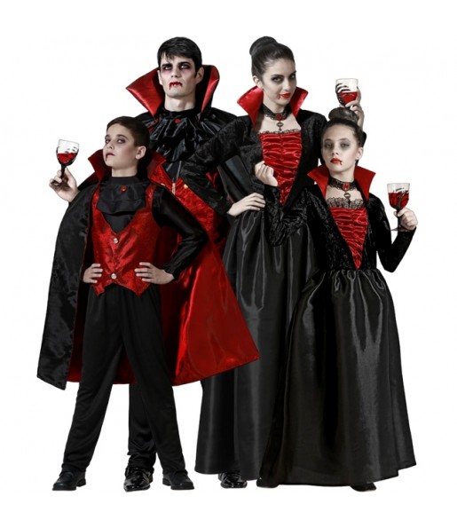 Tenebrous-Vampire Kostüme für Gruppen und Familien