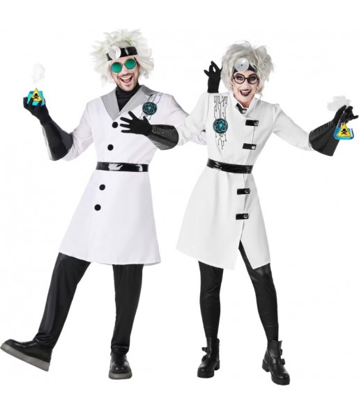 Verrückte Wissenschaftler Kostüme für Paare