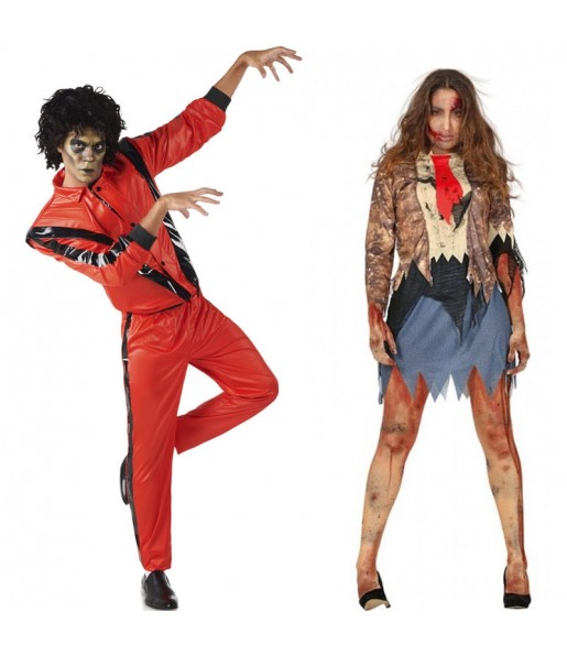 Zombies aus Michael Jacksons Thriller-Videoclip Kostüme für Paare