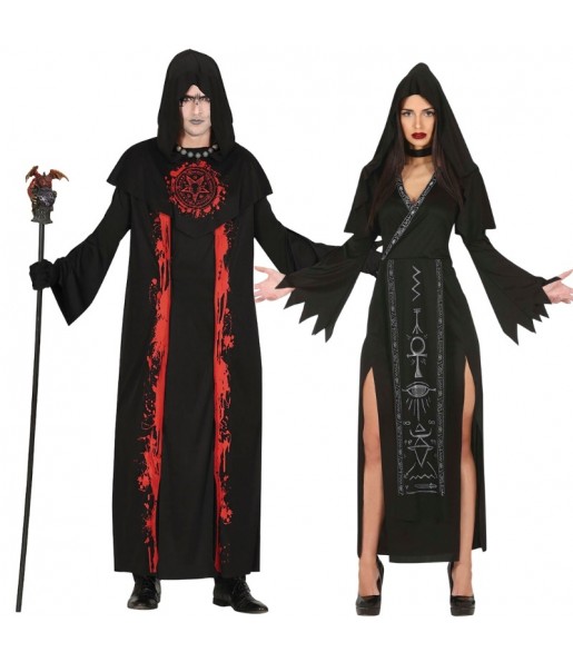 Meister der dunklen Künste Kostüme für Paare