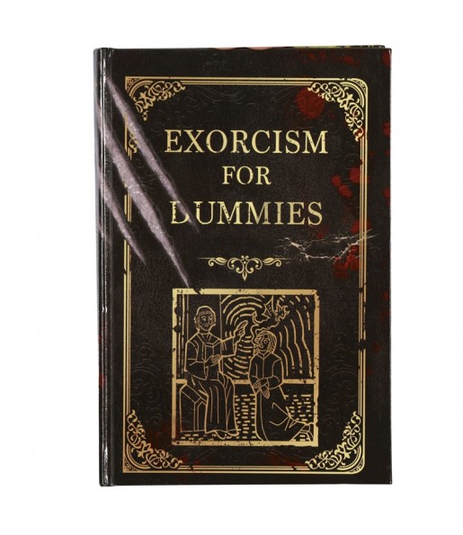 Buch Exorzismus zur Vervollständigung Ihres Horrorkostüms