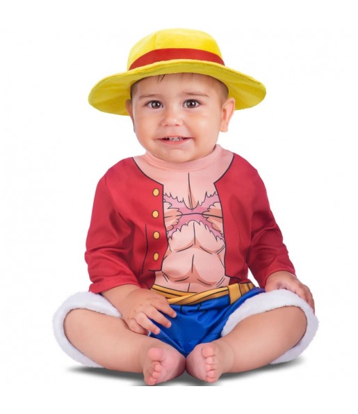 Luffy One Piece Kostüm für Babys 