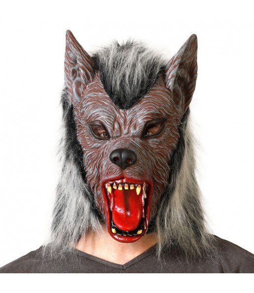 Werwolf Maske zur Vervollständigung Ihres Horrorkostüms