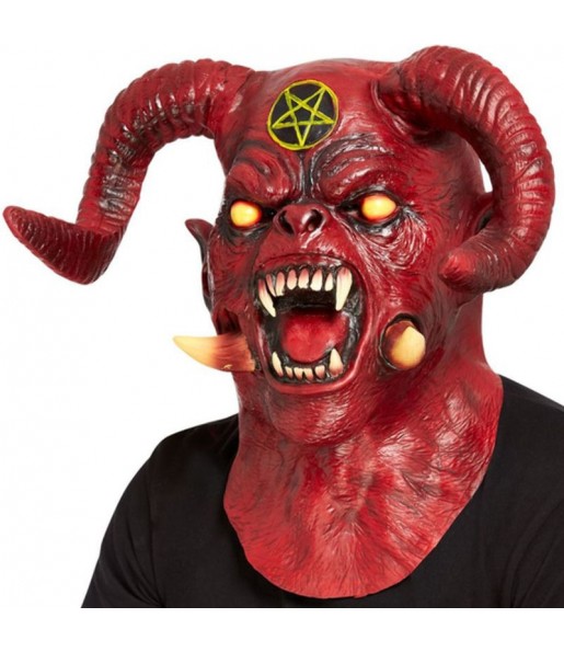 Deluxe Satanische Dämonenmaske