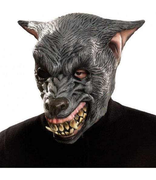 Werwolf-Latexmaske um Ihr Kostüm zu vervollständigen