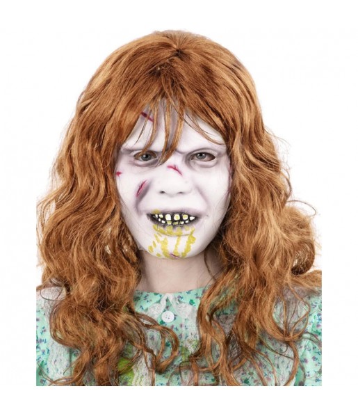 Regan Exorcist Girl Maske zur Vervollständigung Ihres Horrorkostüms